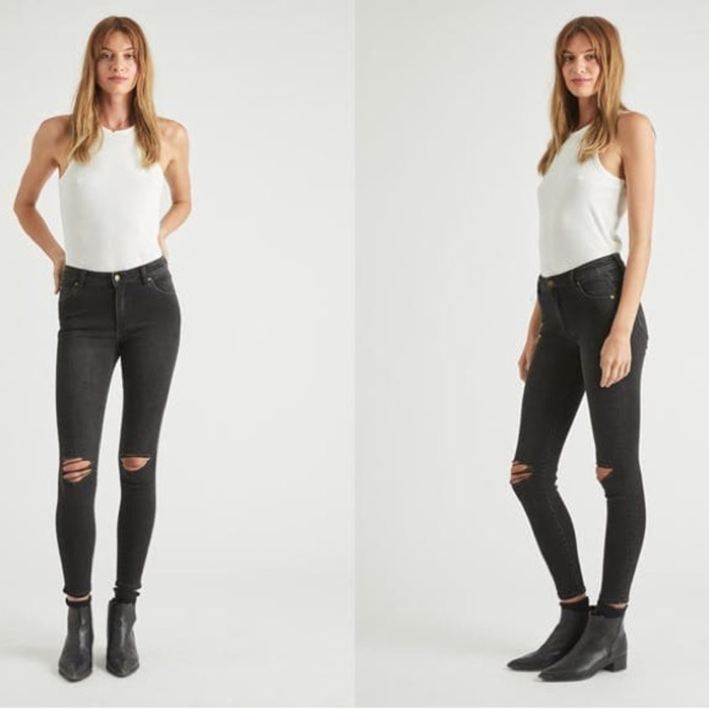 Rollas Westcoast Mid rise Ankle skinny super stretch jeans size 28